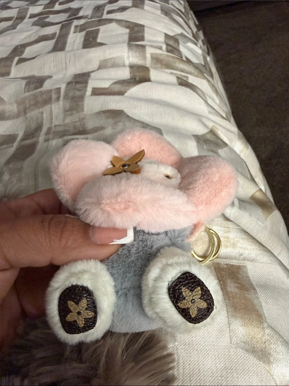 Key charm Louis Vuitton monogram